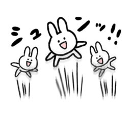 Moderately harsh rabbit sticker #13021467