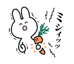 Moderately harsh rabbit sticker #13021470