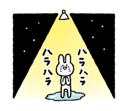 Moderately harsh rabbit sticker #13021481