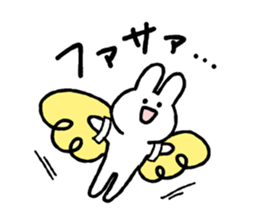 Moderately harsh rabbit sticker #13021498