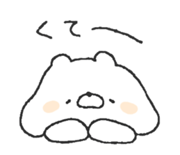 Warm fuzzy character sticker #13021704