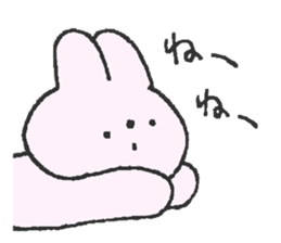 Warm fuzzy character sticker #13021705