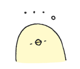 Warm fuzzy character sticker #13021734