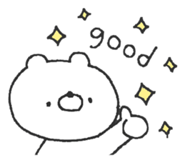 Warm fuzzy character sticker #13021740