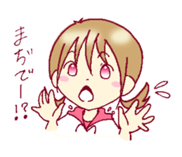 A sharp tongue but cute girl Sticker sticker #13021946