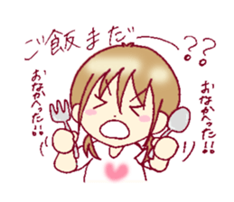 A sharp tongue but cute girl Sticker sticker #13021951