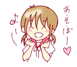 A sharp tongue but cute girl Sticker sticker #13021971
