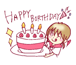 A sharp tongue but cute girl Sticker sticker #13021973