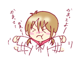 A sharp tongue but cute girl Sticker sticker #13021974