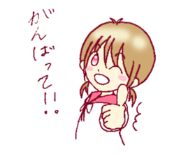 A sharp tongue but cute girl Sticker sticker #13021975