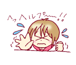 A sharp tongue but cute girl Sticker sticker #13021978