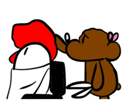 shiroitori&MIU&kani sticker #13022068