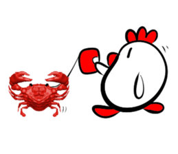 shiroitori&MIU&kani sticker #13022076