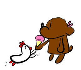 shiroitori&MIU&kani sticker #13022090