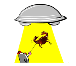 shiroitori&MIU&kani sticker #13022093