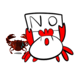 shiroitori&MIU&kani sticker #13022098