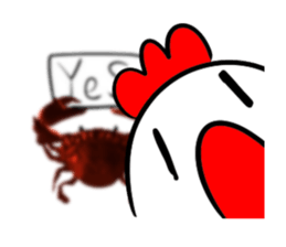 shiroitori&MIU&kani sticker #13022099