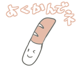 Various food and word sticker #13022286