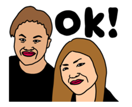 Whats up my husband's family. sticker #13022718