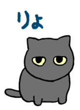 2 cats sticker #13022974