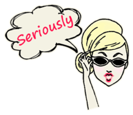 Nega Posi Girls in English sticker #13028264