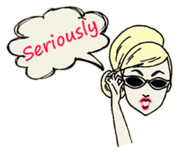 Nega Posi Girls in English sticker #13028264