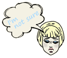 Nega Posi Girls in English sticker #13028269