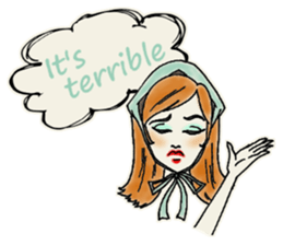 Nega Posi Girls in English sticker #13028272