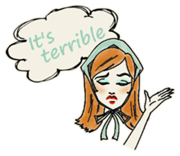 Nega Posi Girls in English sticker #13028272