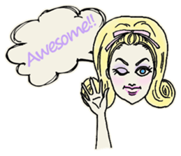 Nega Posi Girls in English sticker #13028273