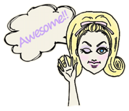 Nega Posi Girls in English sticker #13028273