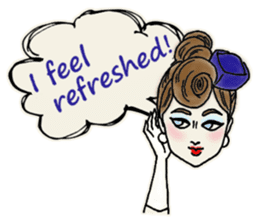 Nega Posi Girls in English sticker #13028275