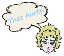 Nega Posi Girls in English sticker #13028276