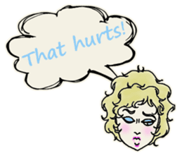 Nega Posi Girls in English sticker #13028276