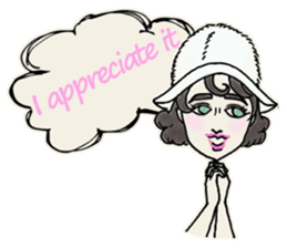 Nega Posi Girls in English sticker #13028277