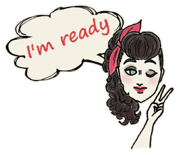 Nega Posi Girls in English sticker #13028284