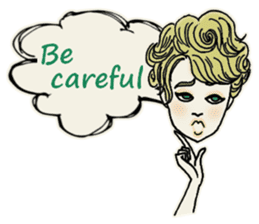 Nega Posi Girls in English sticker #13028285