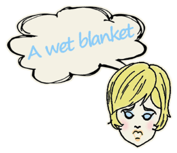 Nega Posi Girls in English sticker #13028287