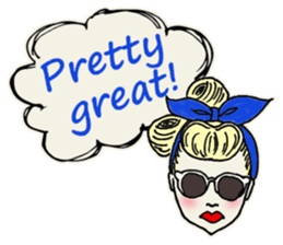 Nega Posi Girls in English sticker #13028290