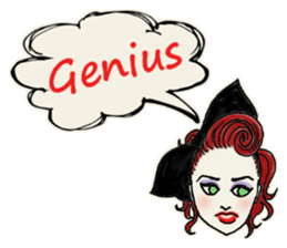 Nega Posi Girls in English sticker #13028292