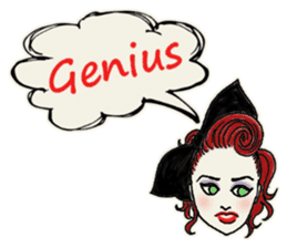 Nega Posi Girls in English sticker #13028292