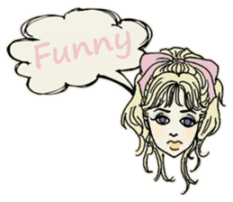 Nega Posi Girls in English sticker #13028293