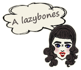 Nega Posi Girls in English sticker #13028294