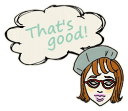 Nega Posi Girls in English sticker #13028295