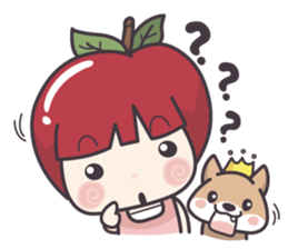 Winnie & Princess Apple sticker #13028502