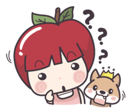 Winnie & Princess Apple sticker #13028502