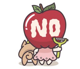 Winnie & Princess Apple sticker #13028519