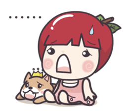 Winnie & Princess Apple sticker #13028529