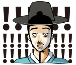 Funny korea drama character sticker sticker #13029041