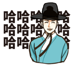 Funny korea drama character sticker sticker #13029048